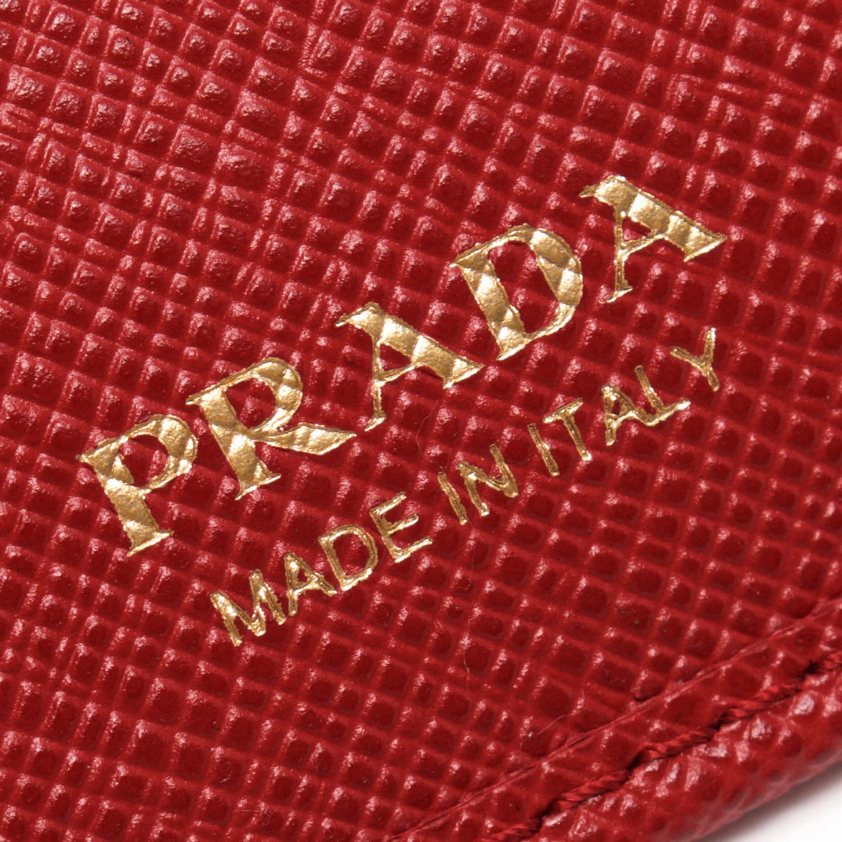 プラダ 二つ折り財布 財布 レディース サフィアーノ メタル フォーコ