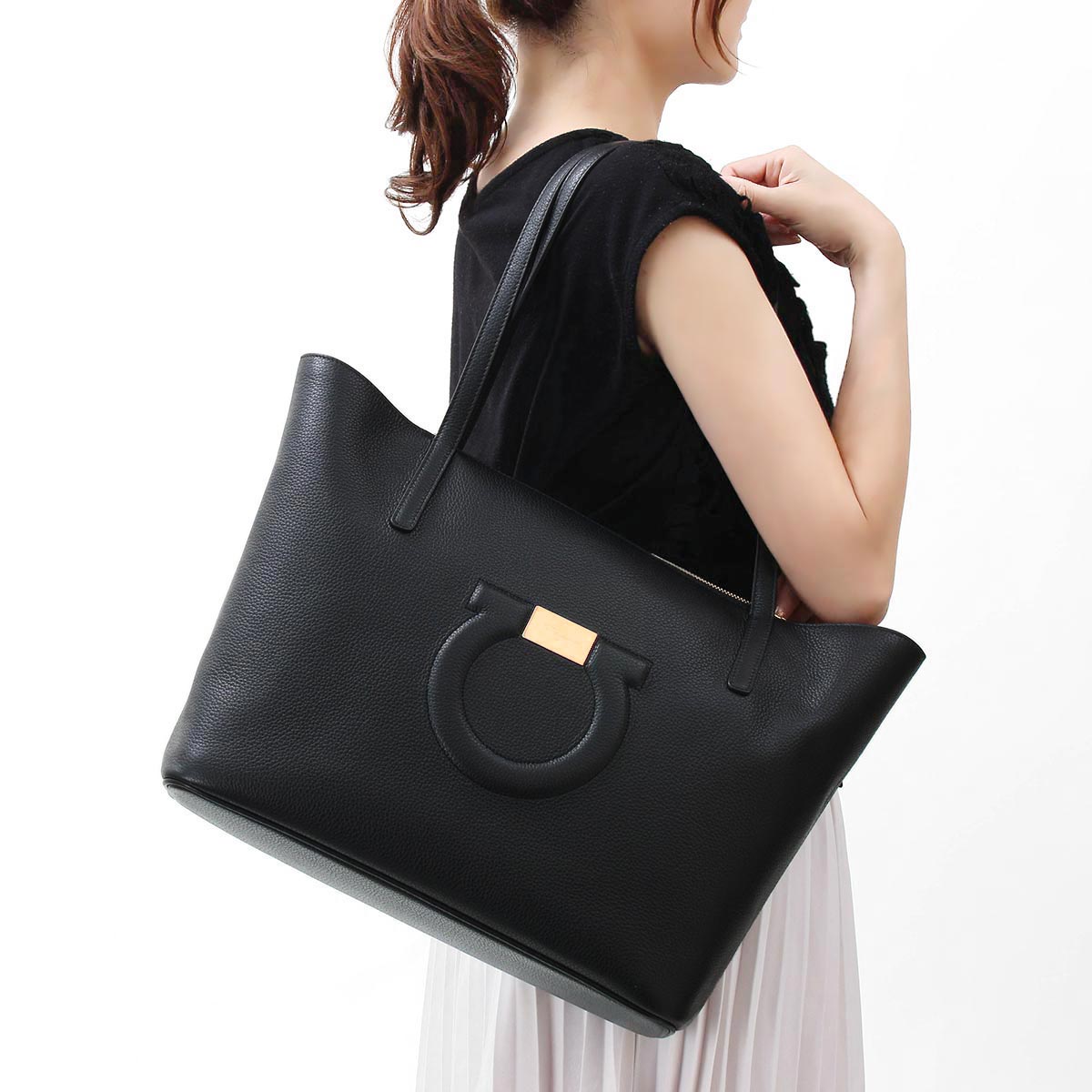 フェラガモ トートバッグ バッグ レディース シティ ガンチーニ