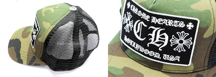 クロムハーツトラッカーキャップCHカモフラブラック|クロムハーツ通販