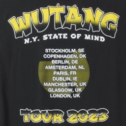 WU-TANG CLAN TOUR '23 SLANTED LOGO STATE OF MIND TEE