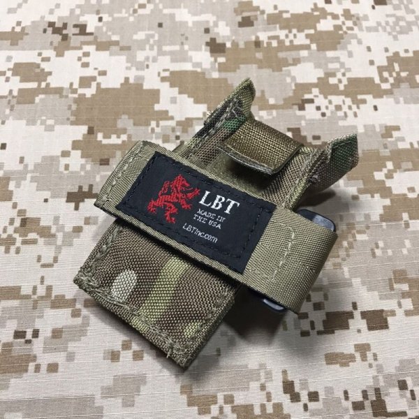 実物 LBT-2626A GPS リストポーチ マルチカム 赤タグ - BLACK LINE