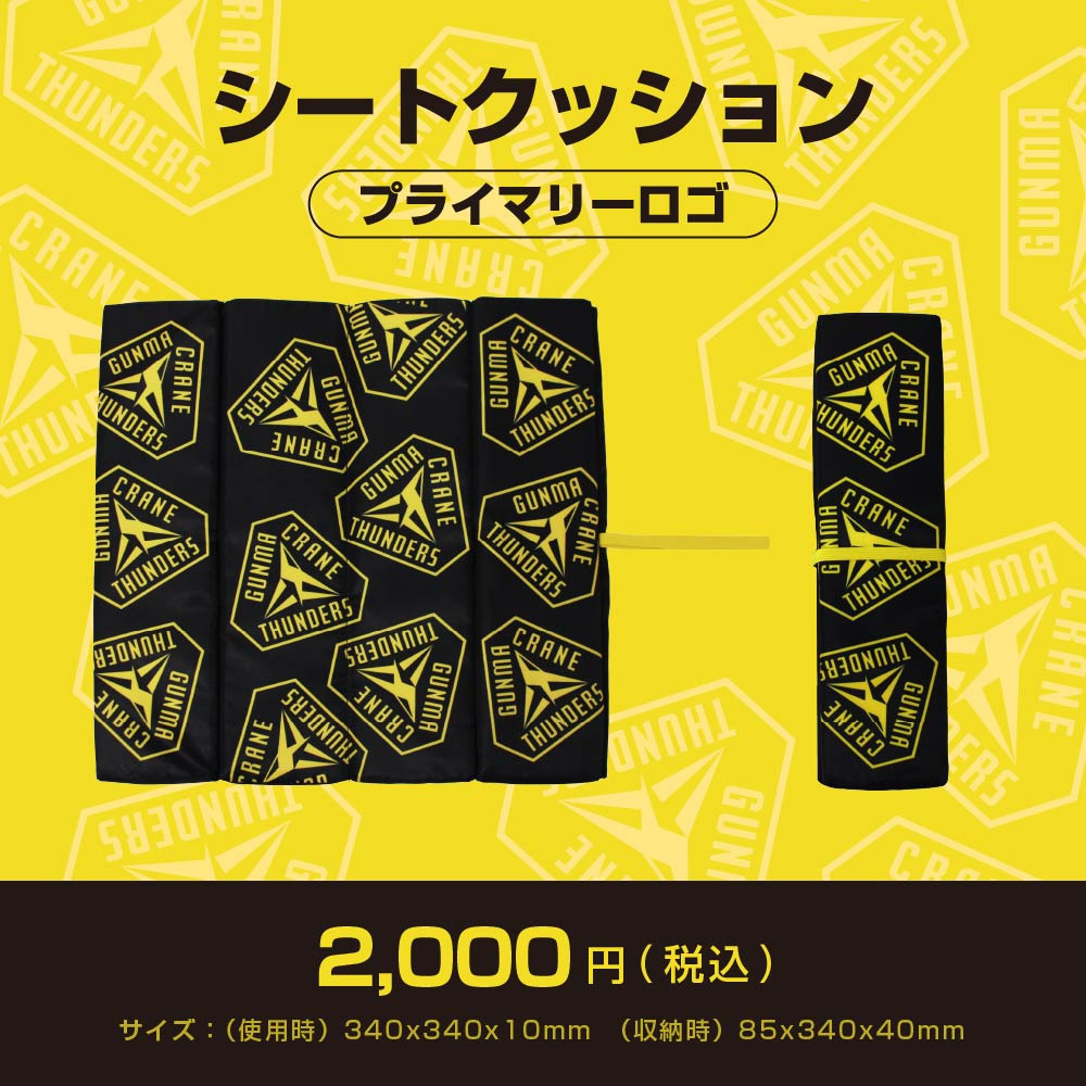 シートクッション 2025-26｜群馬クレインサンダーズ｜B.LEAGUE（B