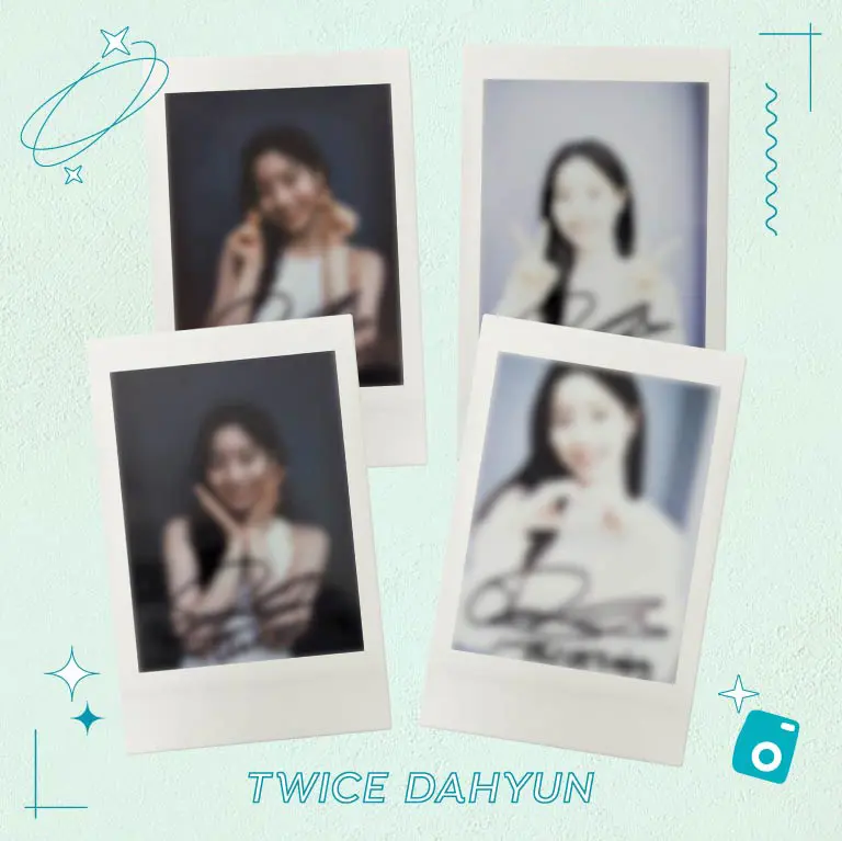 TWICE ダヒョン BETTER 直筆サイン入りチェキ