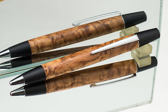 野原工芸 栃縮杢のボールペン・スタンダード【新品】 野原工芸 【栃 縮