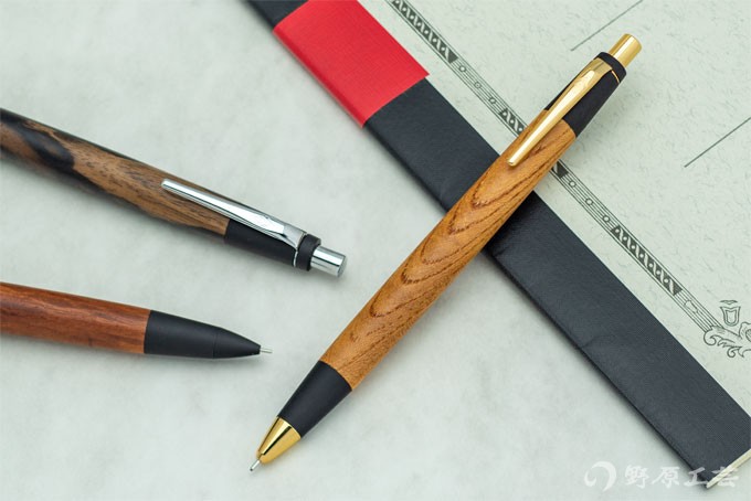 新品未使用】 野原工芸 シーオーク 新型シャープペンシル ゴールド金具