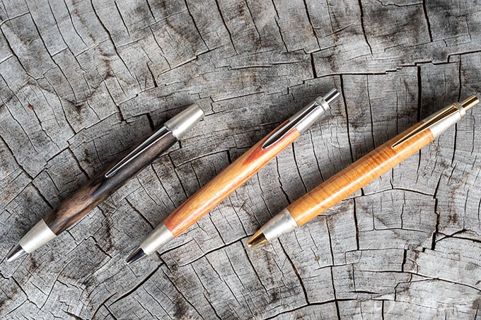 幽鬼野原工芸 100周年記念 スタンダードボールペン 斑紋金具 100周年