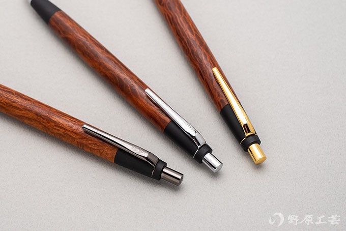 木のシャープペンシル・ネオブラック | 野原工芸｜作り手の裏話