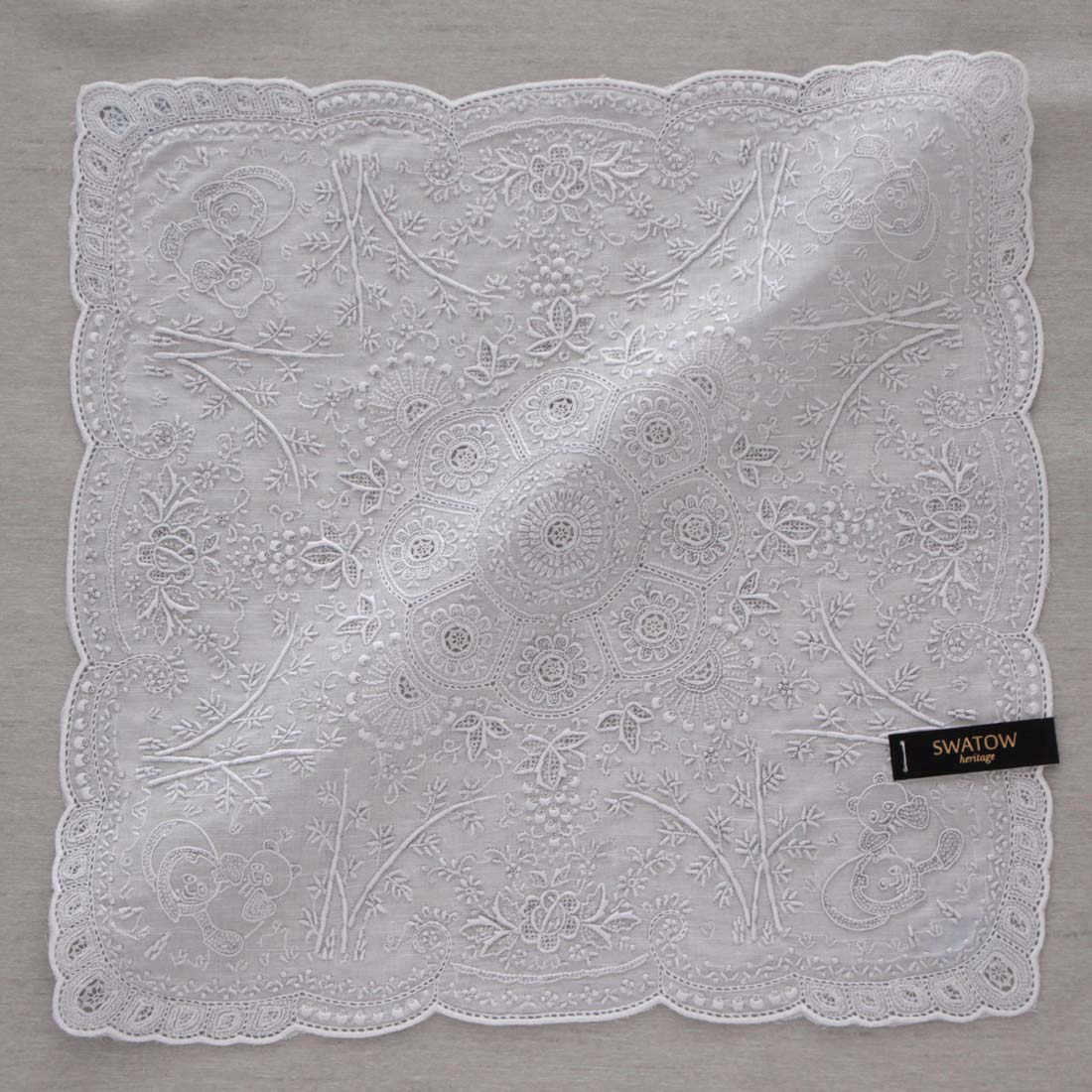 スワトウハンカチ 汕頭手刺繍 ハンカチーフ SWATOW 希少 レア 本場中国