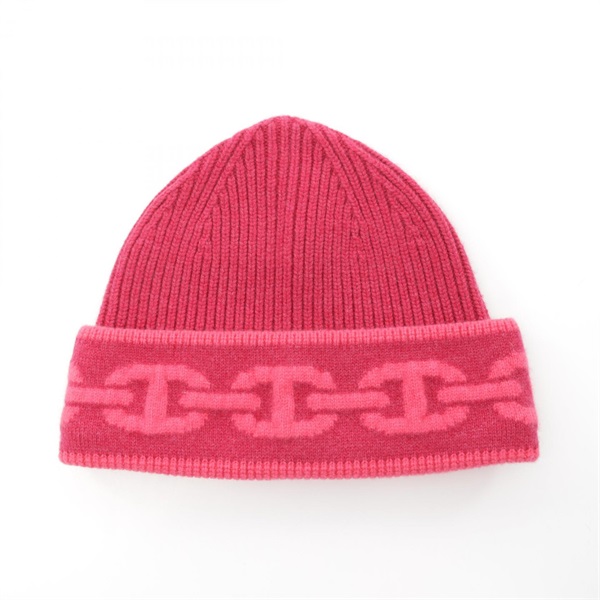 エルメス(HERMES)エルメス ヘヴン シェーヌダンクル ニットキャップ