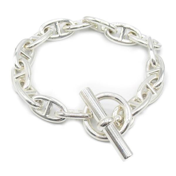 エルメス(HERMES)エルメス シェーヌダンクルブレスレット 15コマ