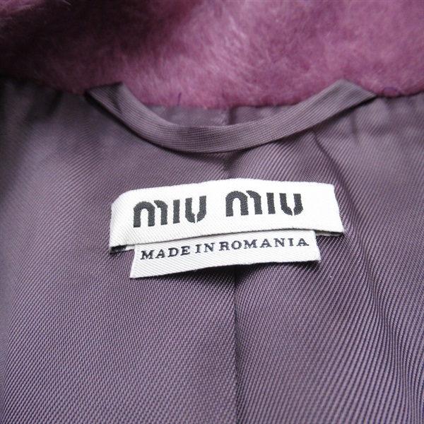 最終値下げ】美品 miumiu ラベンダー色コート サイズ40 楽天市場