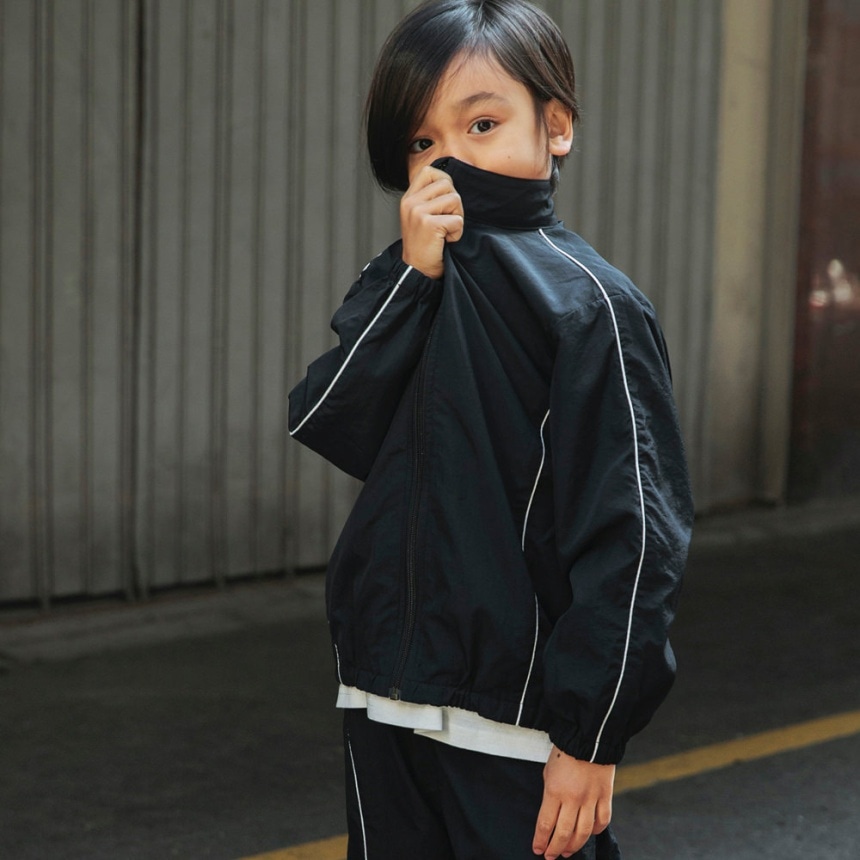 WEB限定/DRC/セットアップ対応】配色パイピングナイロンジャケット