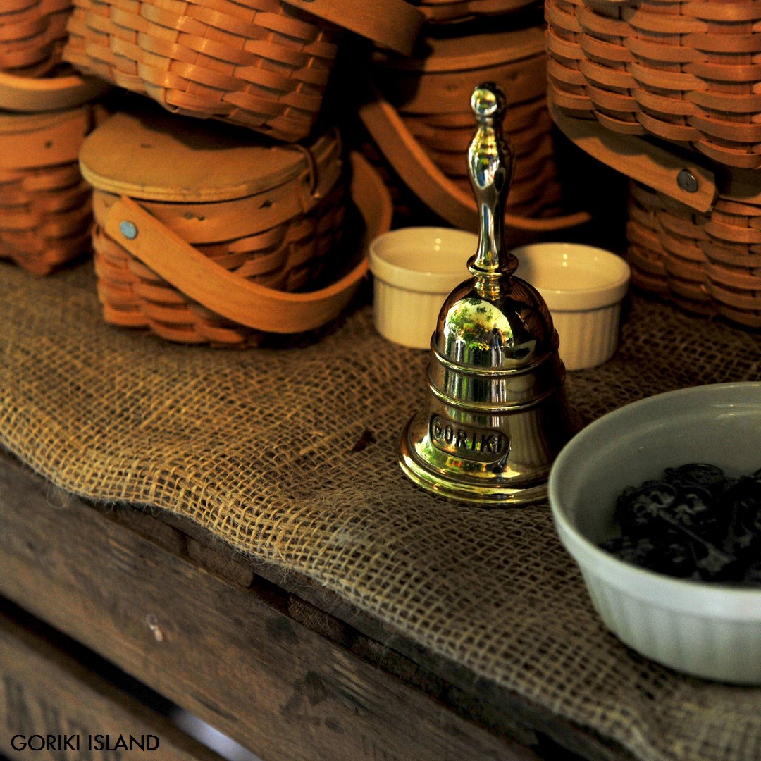 アンティークスタイル銅金箔三清鐘ハンドヘルドベル三叉鐘テクニック