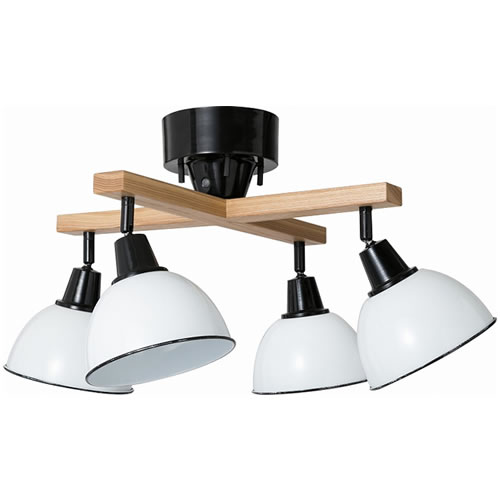 シーリングライト・天井照明 GENDER WOOD ROD 4 CEILING LAMP unico