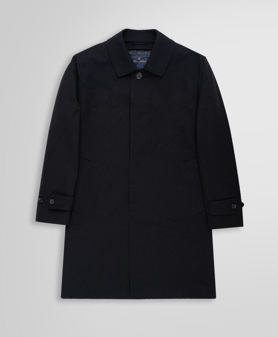 ウール/カシミヤ ソリッド チェスターフィールドコート | Brooks