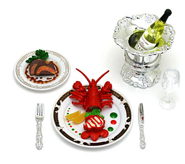 リーメントぷちサンプル三つ星レストランセット1.2.4.5.7.8の6種類