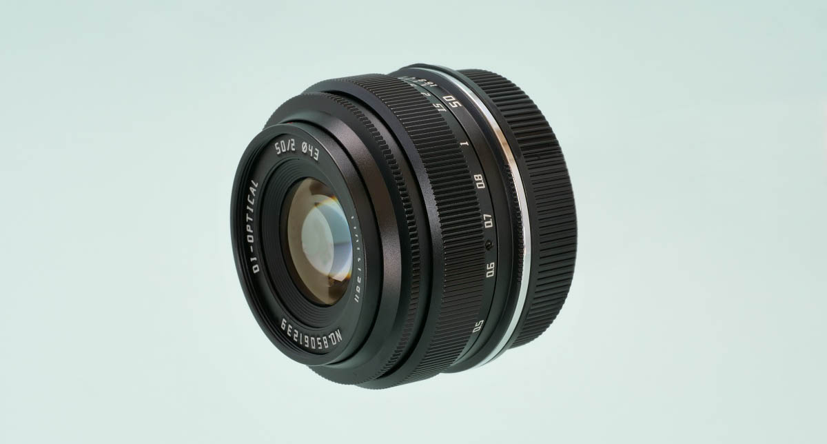 採寸] 銘匠光学 TTArtisan 50mm f/2 Lマウント 前後キャップ有り寸法