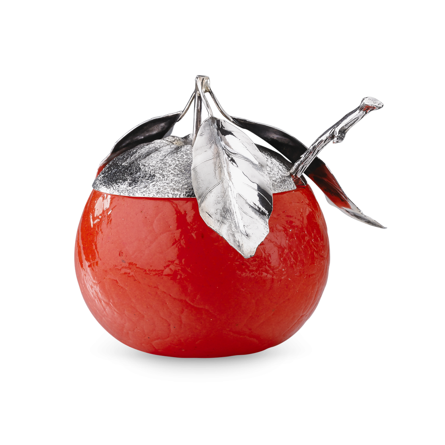 Silver and Murano glass orange jar | Buccellati