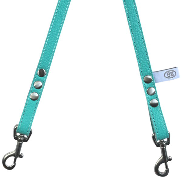 BB2頭引きオールレザーカプラーSサイズ ロビンズエッグブルー Robin's