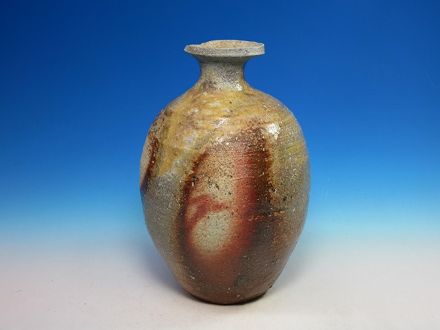 備前窯変徳利｜作家名：中村 六郎｜文錦堂 | 文錦堂