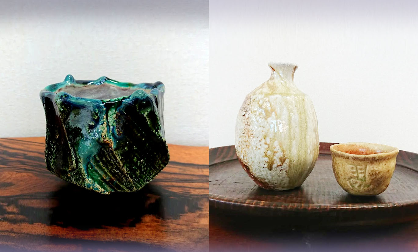 石上照美さん 一輪挿し