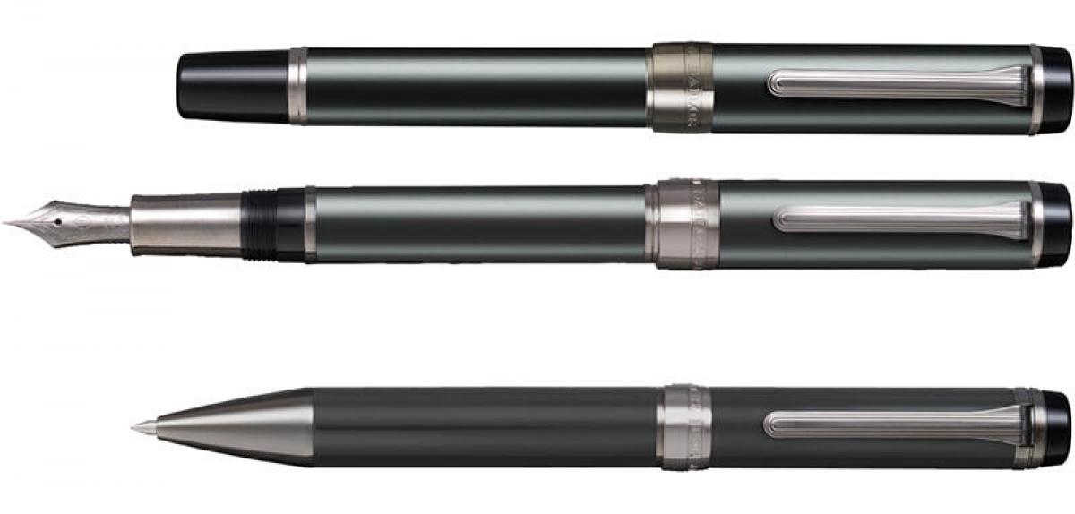 新製品】マットブラックの金属筆記具「CYLINT 万年筆・ボールペン