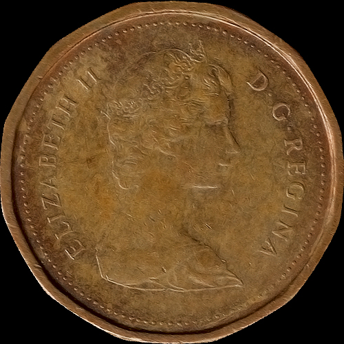 1982年刻印Dー1セント硬貨ー2360 1982年刻印Dー1セント硬貨ー2360