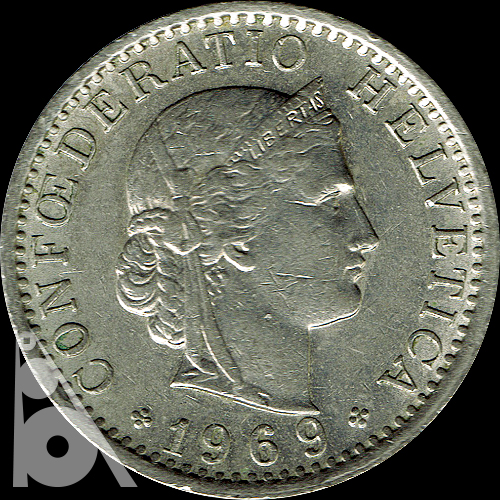 20ラッペン 白銅貨(1939年発行) < スイス < 海外通貨 < 文鉄・お札と