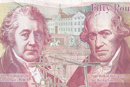 イギリスポンド 旧紙幣 旧50ポンド5枚 250ポンド 連番 新札 イギリス