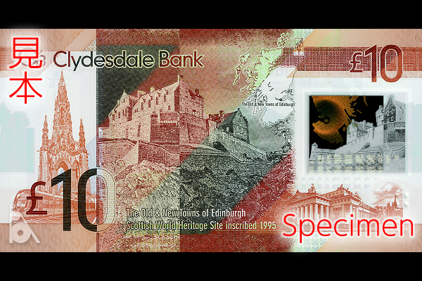 10ポンド券(クライズデール銀行 2017年発行) < スコットランド < 海外