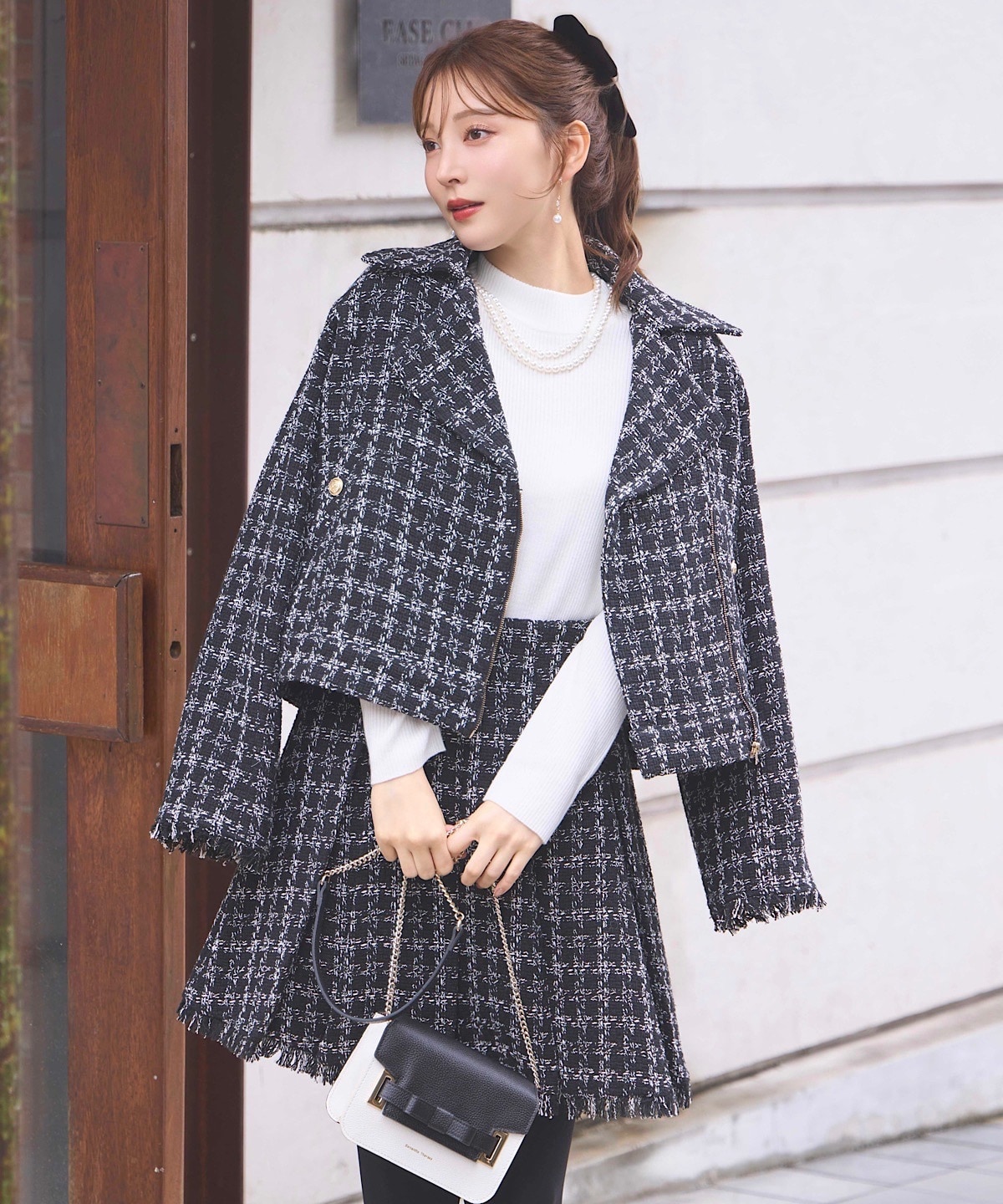 shellerシェリエツイードジャケット 【公式通販】