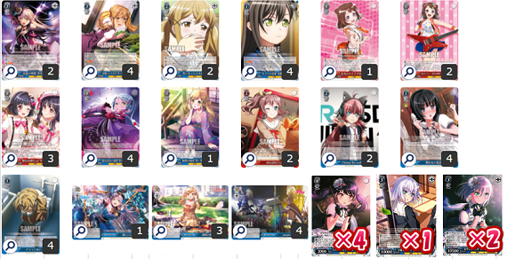 バンドリ 8門 フルホイル ヴァイス WS デッキ バンドリ 8門 フルホイル