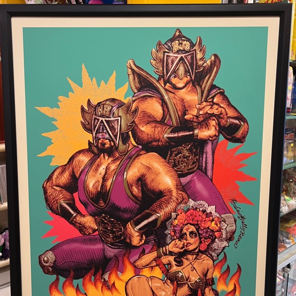 NEIGBORHOOD x EROSTIKA Screen Print Poster & Frame (EROSTIKA