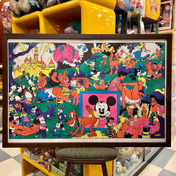 The Disneyland Memorial Orgy サイケデリックポスター 1970年代製