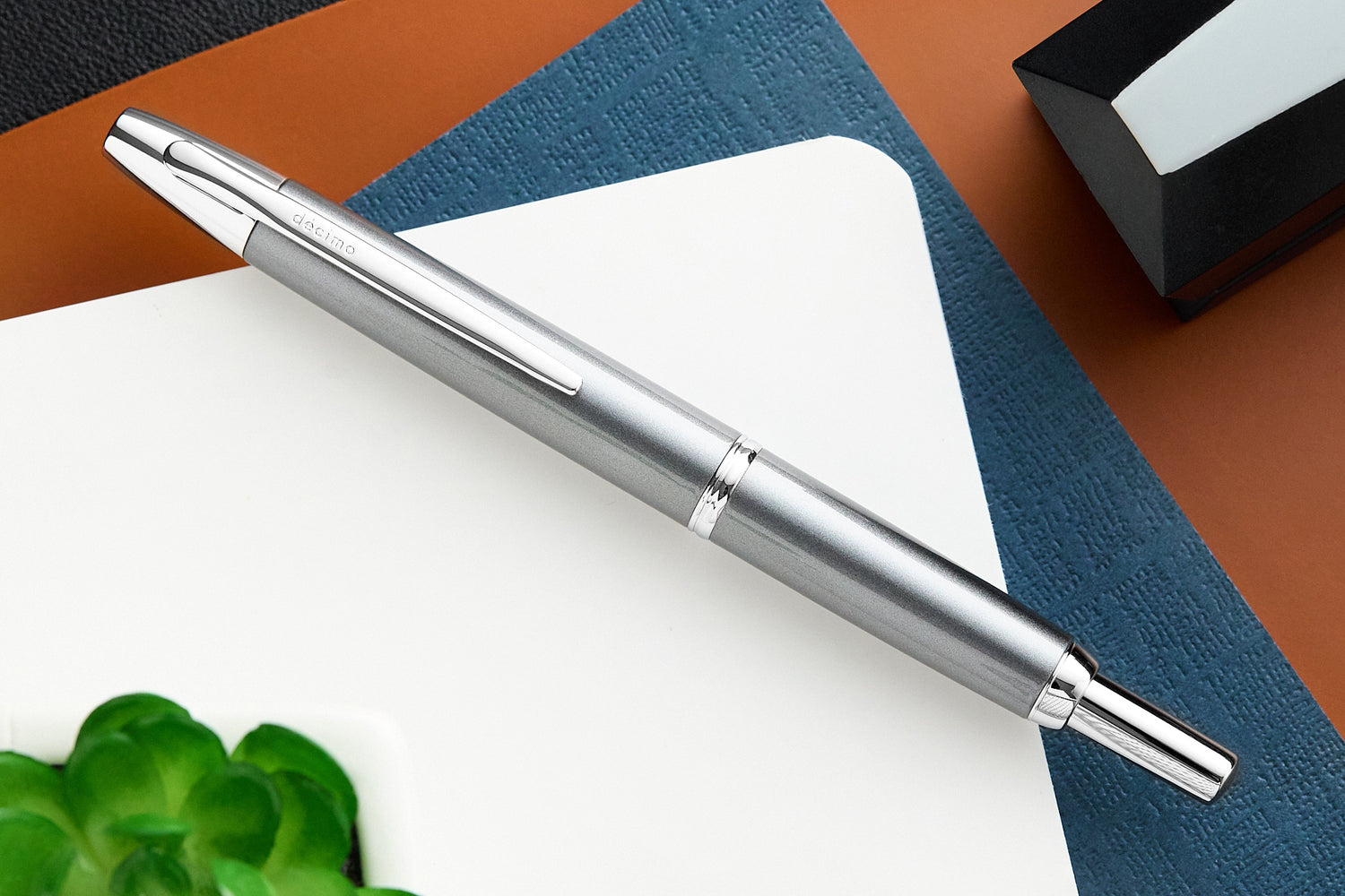Pilot Vanishing Point Decimo Fountain Pen - Dark Grey - The Goulet
