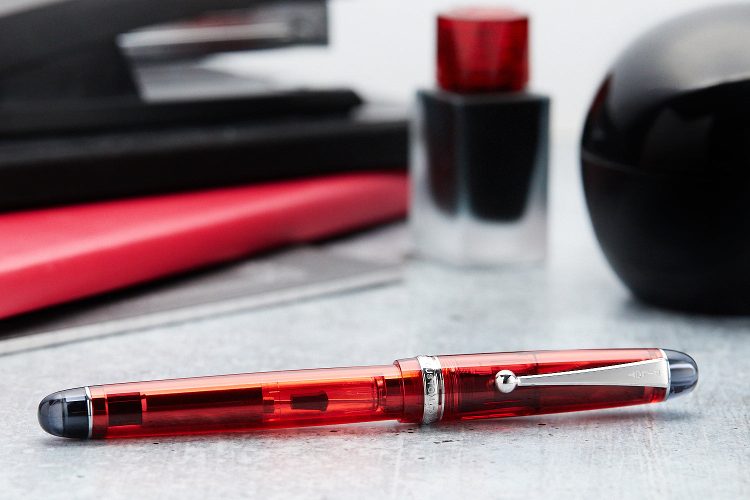 Pilot Custom 74 Fountain Pen - Grenadine - The Goulet Pen Company