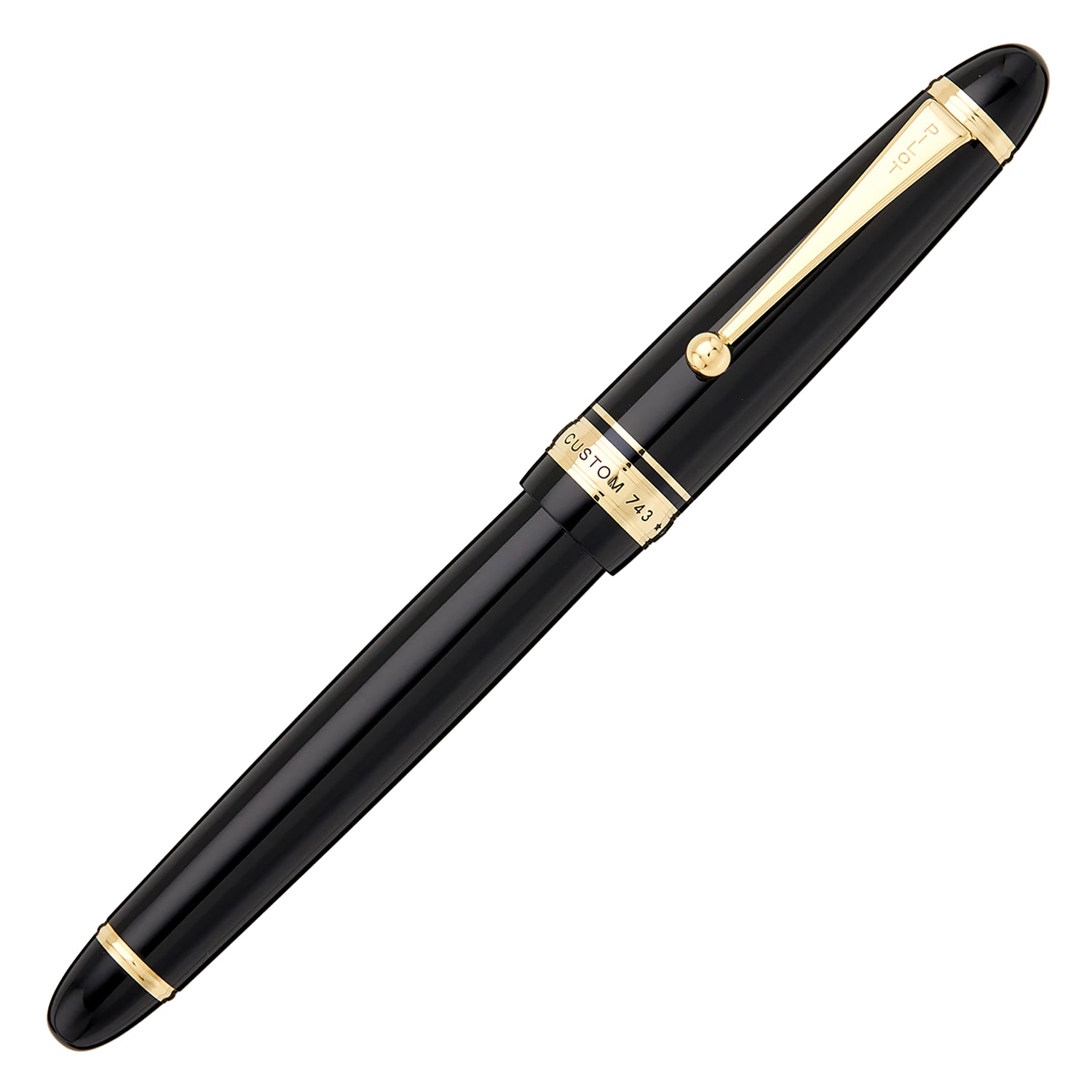 Pilot Custom 743 Fountain Pen - Black - The Goulet Pen Company