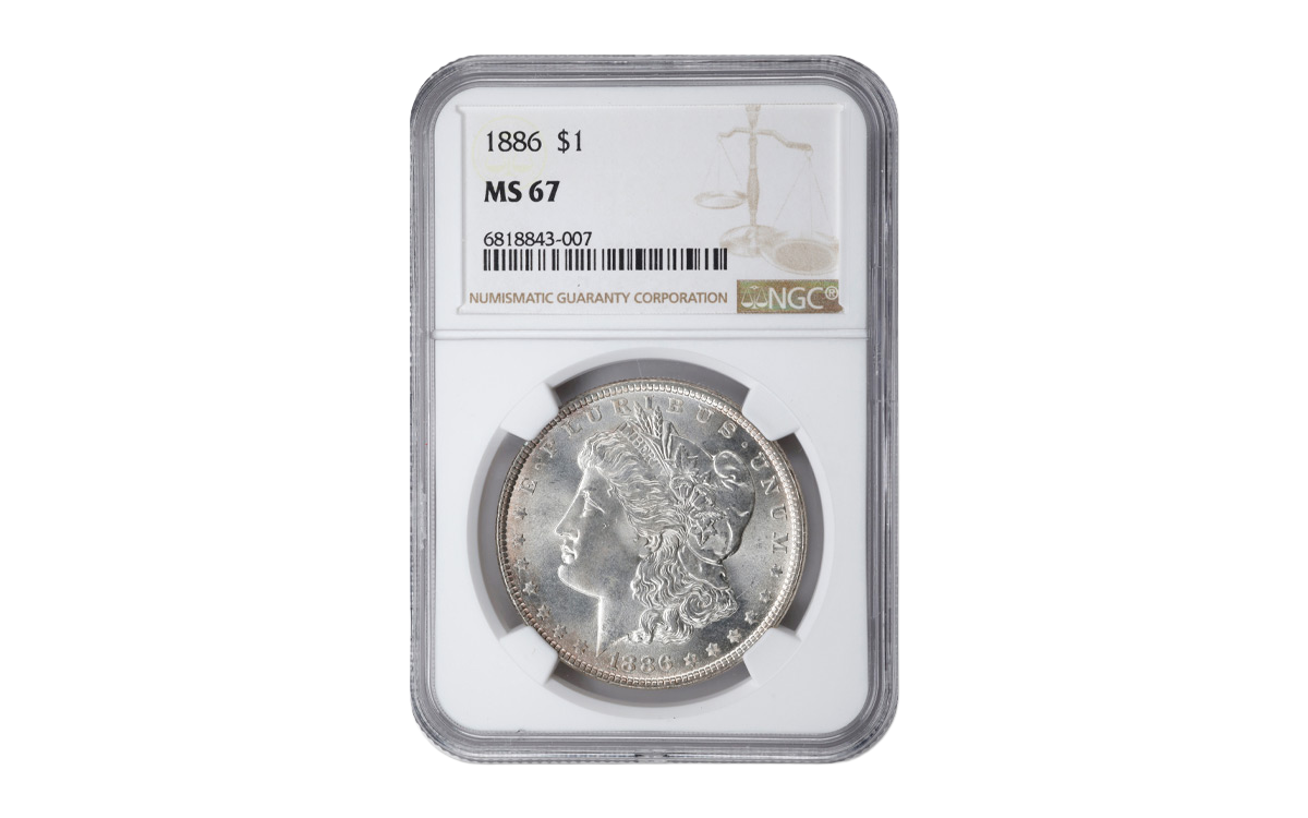 1883-CC Morgan Silver Dollar NGC MS65 | GovMint