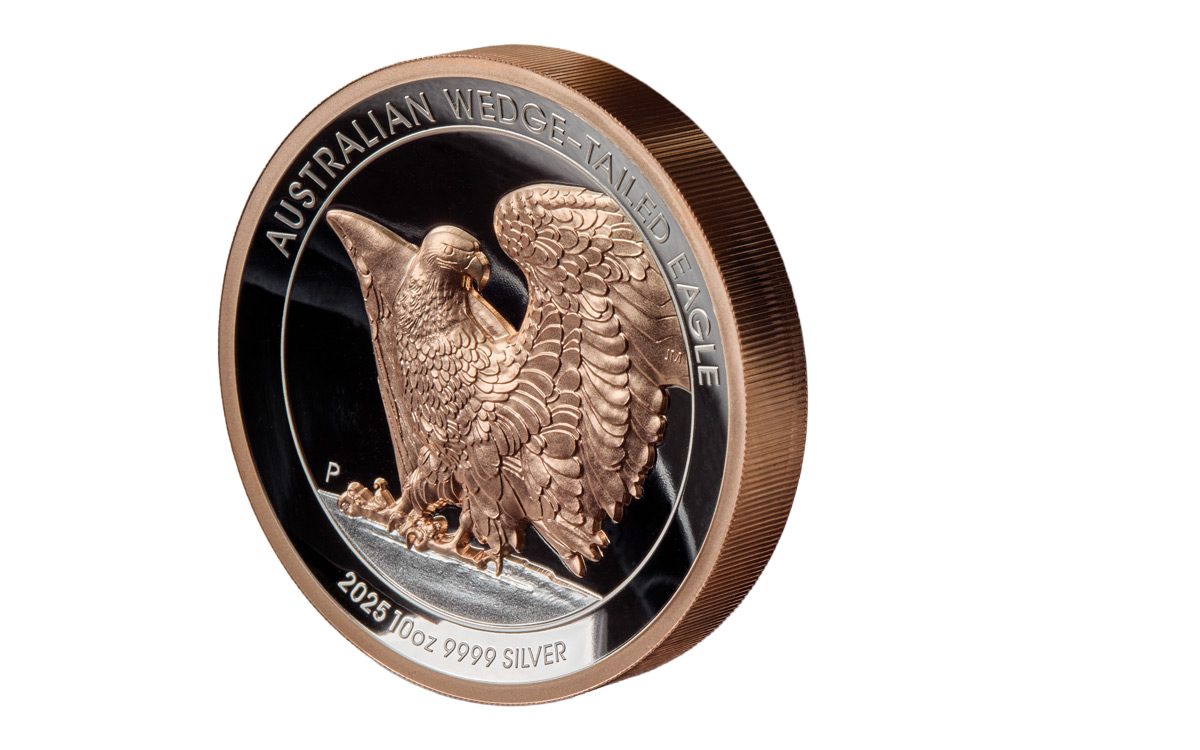 2021 Australia $2 2-oz Silver Wedge-Tailed Eagle UHR Piedfort