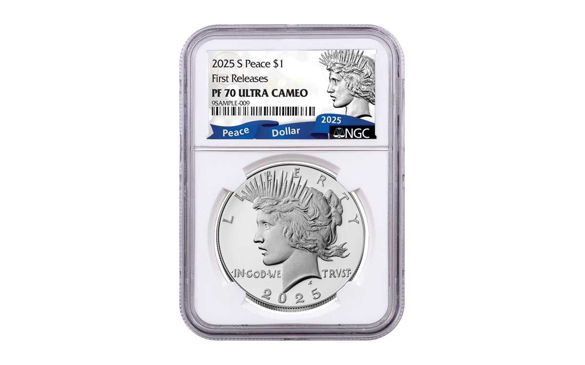 2022 Tuvalu $1 1-oz Silver 60 Years of James Bond NGC MS70 FR w