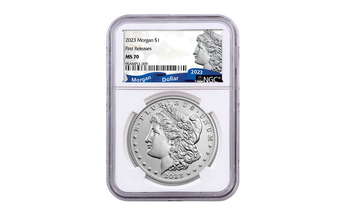 2020 Tuvalu $1 1-oz Silver James Bond NGC MS70 FR w/Pacific Rim