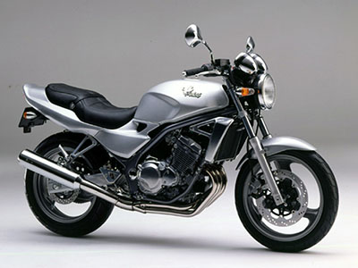 カワサキ kawasaki バリオスII タンク レストア 白タンク バリウス