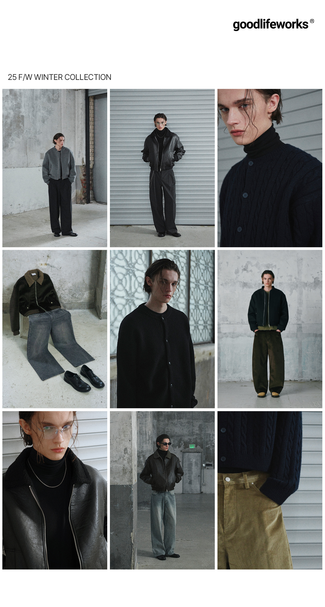 MUSINSA公式 | GLW ヴィンテージムートンバイカージャケットブラック