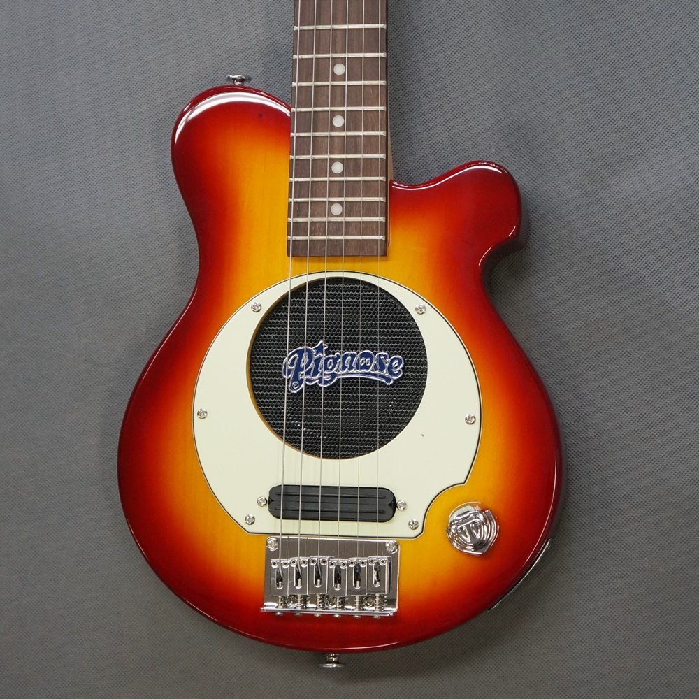エレキギター オレンジBUILT TO LAST Pignose 小型