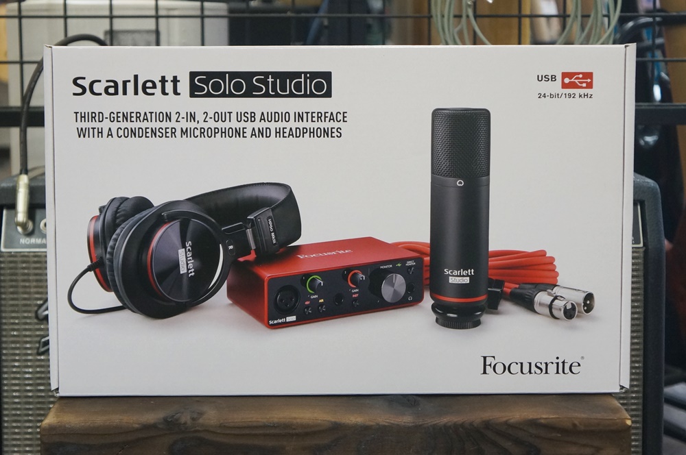 Focusrite Scarlett solo 3rd Gen Studio Pack / 楽器屋BOW オンライン