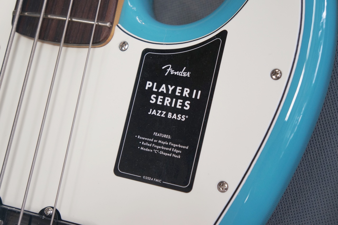 Fender Player II Jazz Bass - Aquatone Blue - / 楽器屋BOW