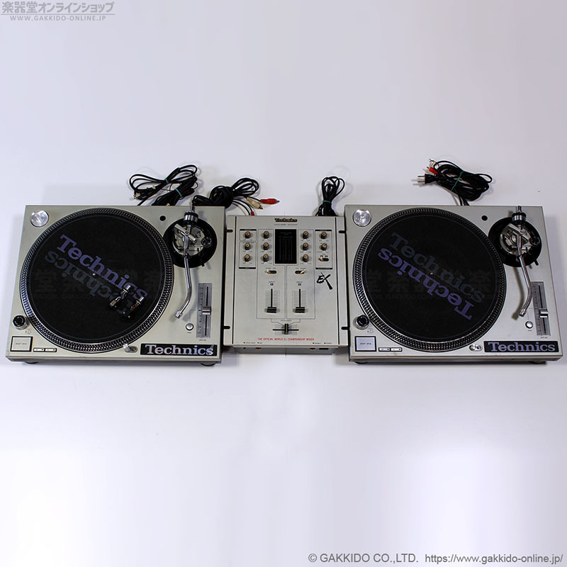 Technics SL-1200MK3D ターンテーブル2台 ミキサーセット DJ入門用