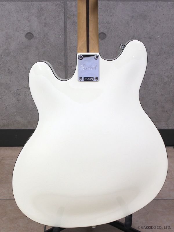 Squier Starcaster セミホロウボディ ホワイト Squier Affinity Series