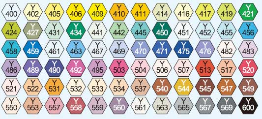 デリーター ネオピコ2 72色セットA（基本色） 額縁画材ドットコム