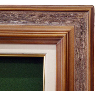 未使用品】額縁 油絵用額縁 木製 オーク F8号 未使用品】額縁 油絵用